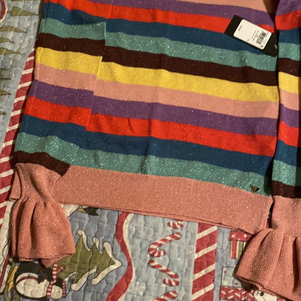 🌈Guess Multi Thin Ruffle Wrist top🌈 - Picture 4 of 5